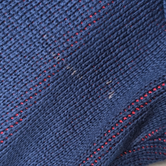 Vintage 90s Ugly Christmas Instarsia Knit Cat Cardigan Sweater Granny Festive L - Picture 16 of 16